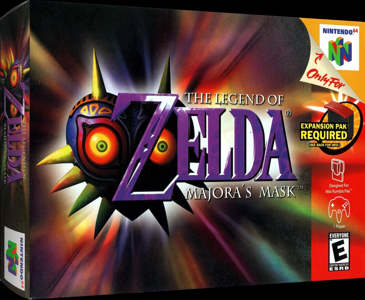 Zelda Majora's Mask box art