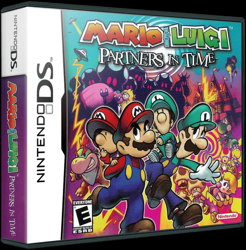 Mario and Luigi Partners in Time box art