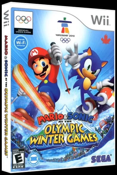 Mario and Sonic at the Olympic Winter Games box art
