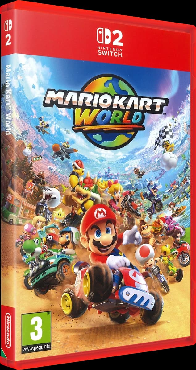 Mario Kart World 3D box (EU)