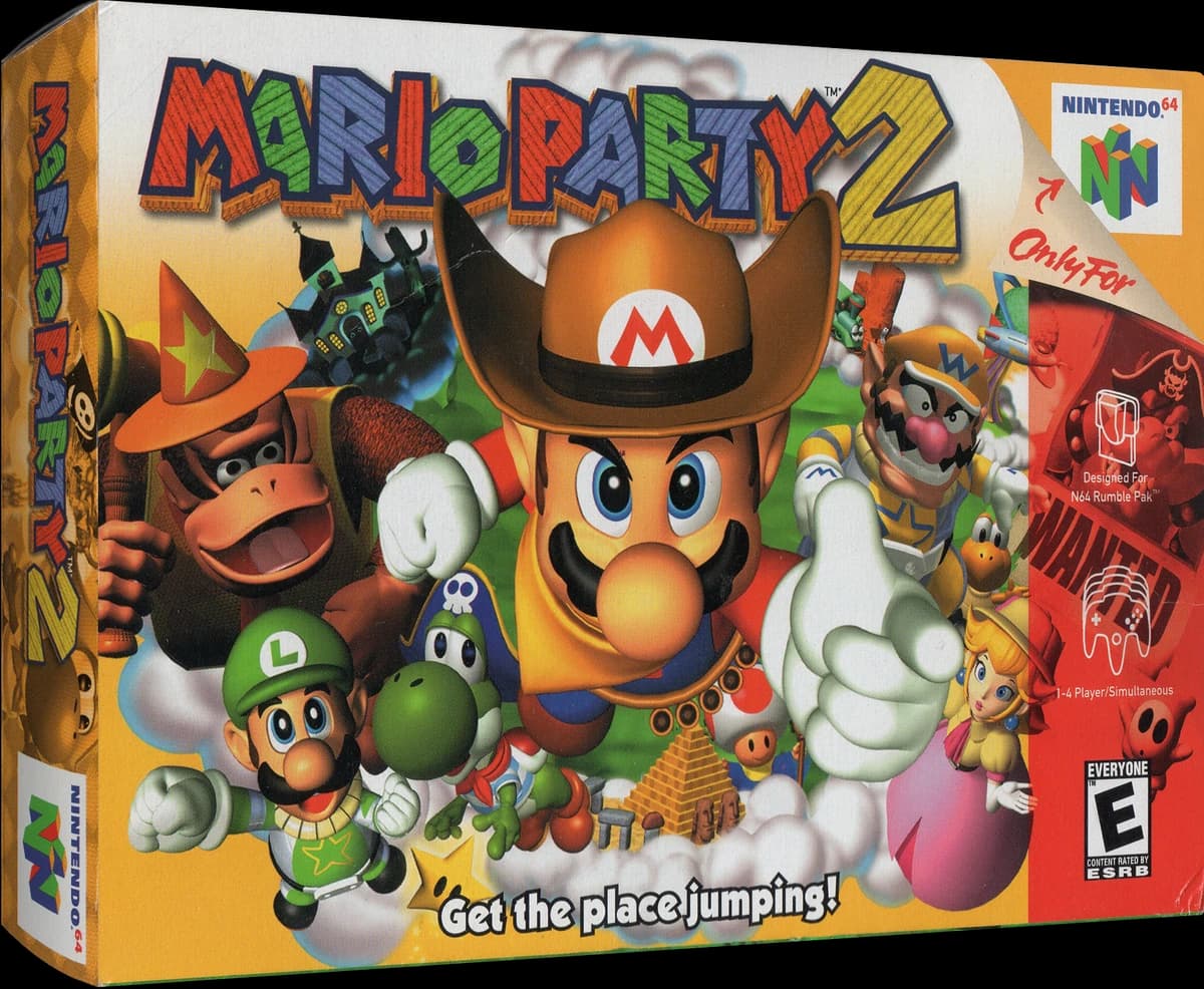 Mario Party 2 box art