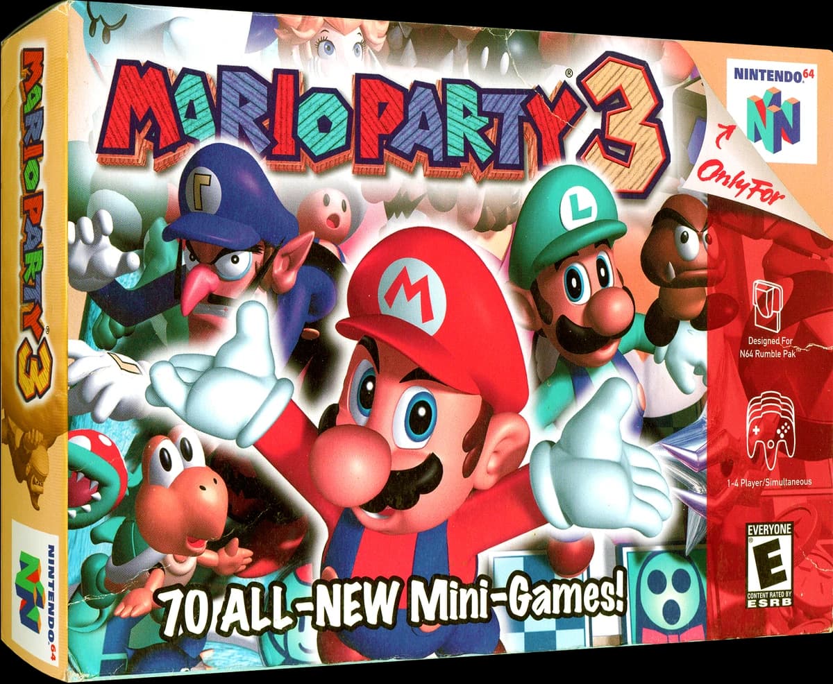 Mario Party 3 3D box (NA)