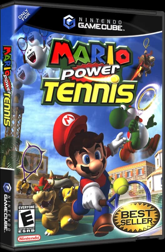 Mario Power Tennis box art