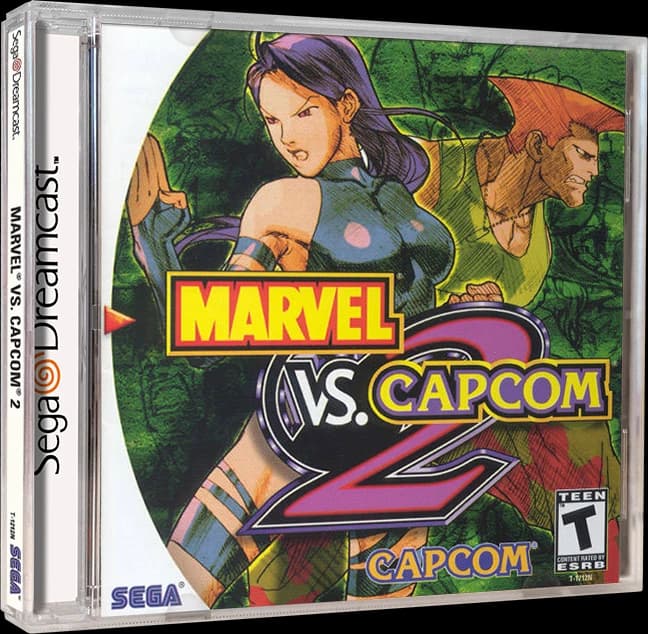 Marvel vs Capcom 2 box art