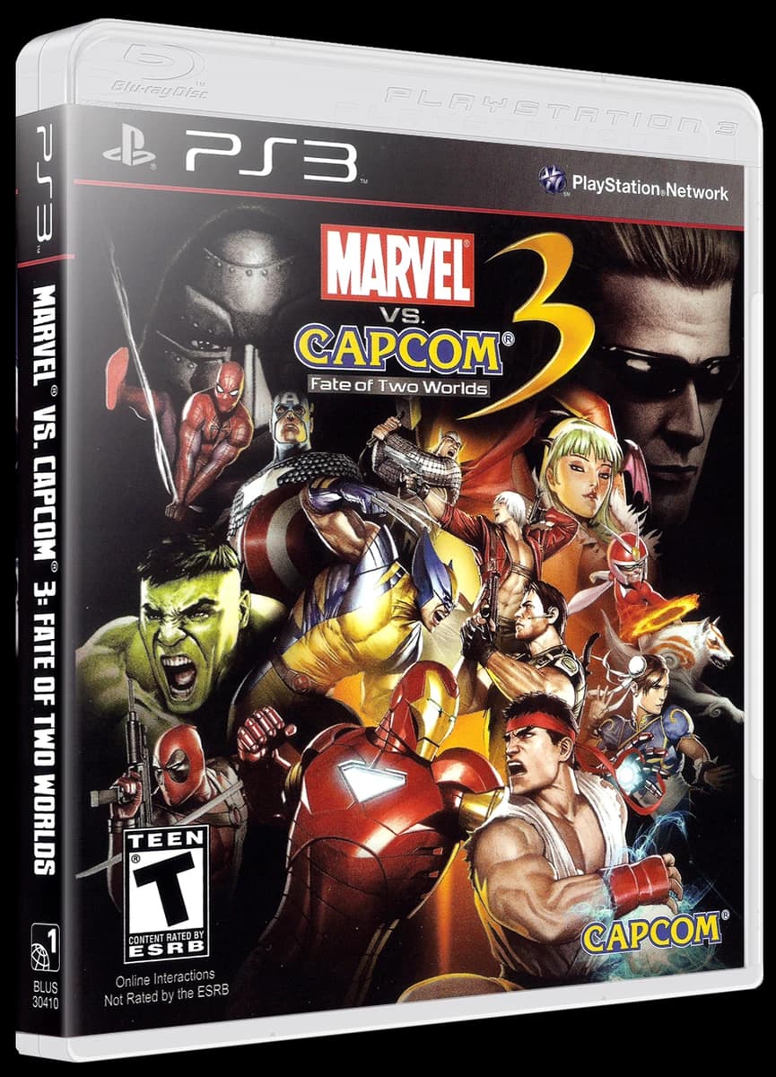 Marvel Vs. Capcom 3: Fate of Two Worlds box art