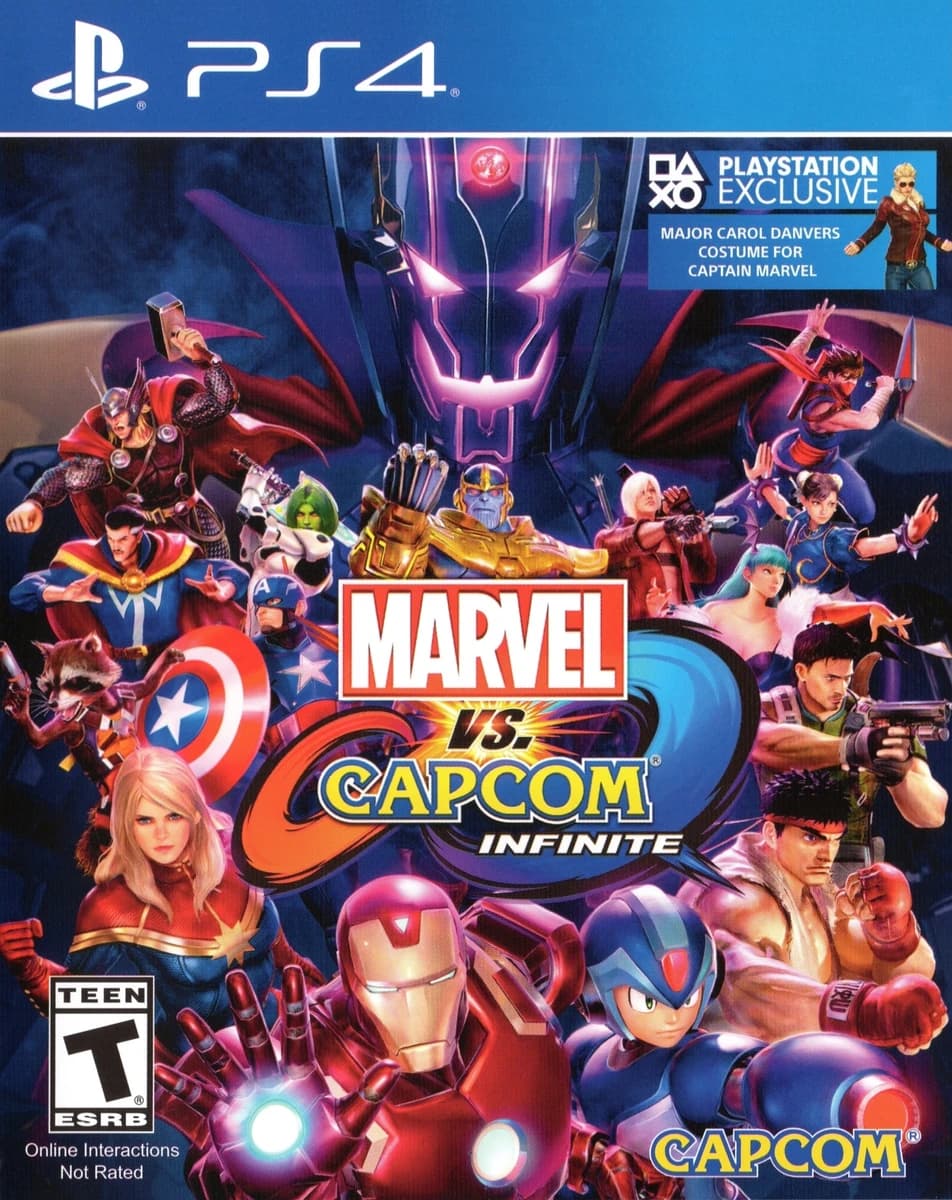Marvel vs Capcom: Infinite box front (NA)
