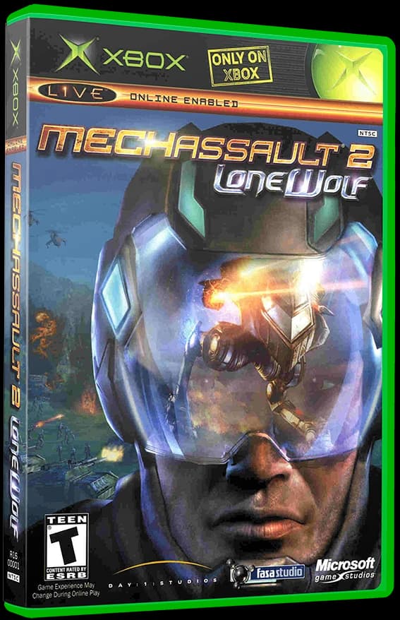 MechAssault 2 Lone Wolf box art