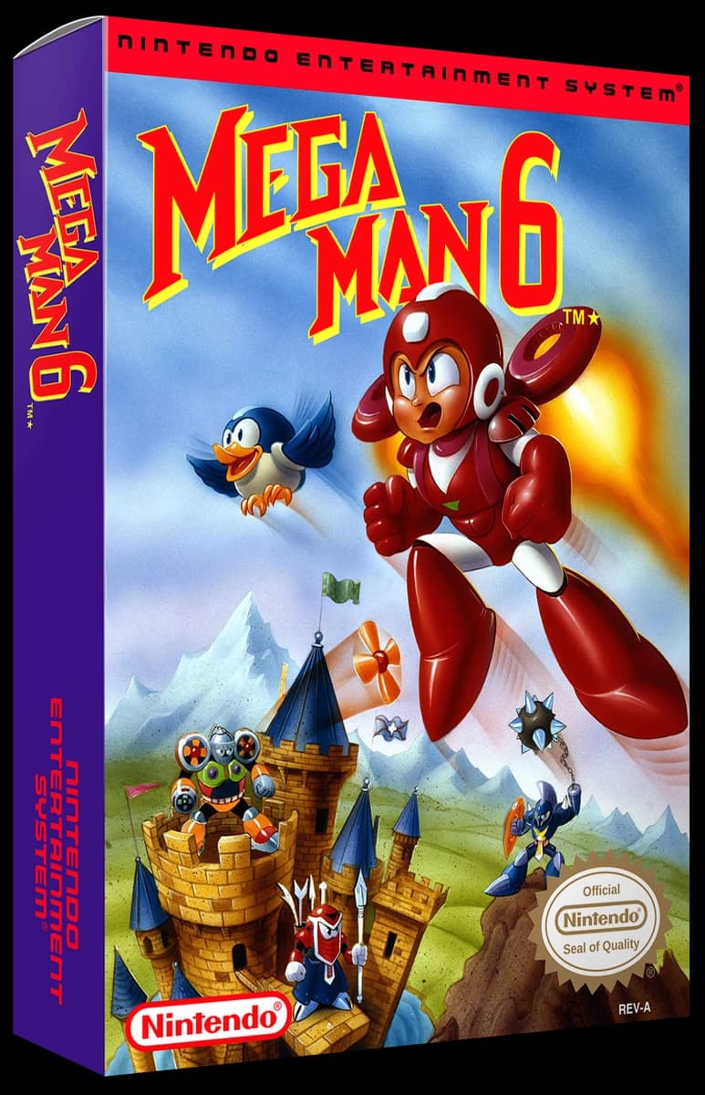 Mega Man 6 box art