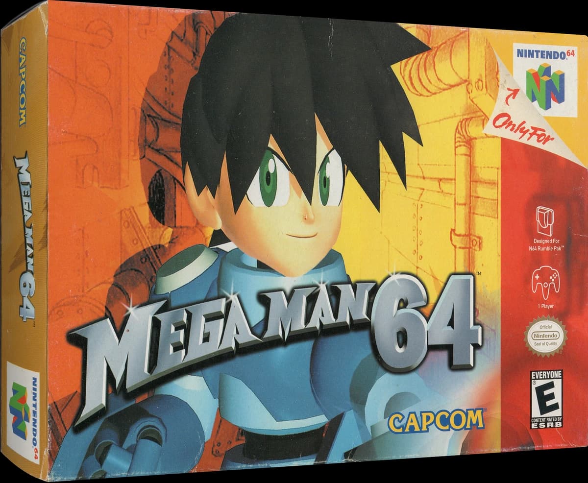 Mega Man 64 box art