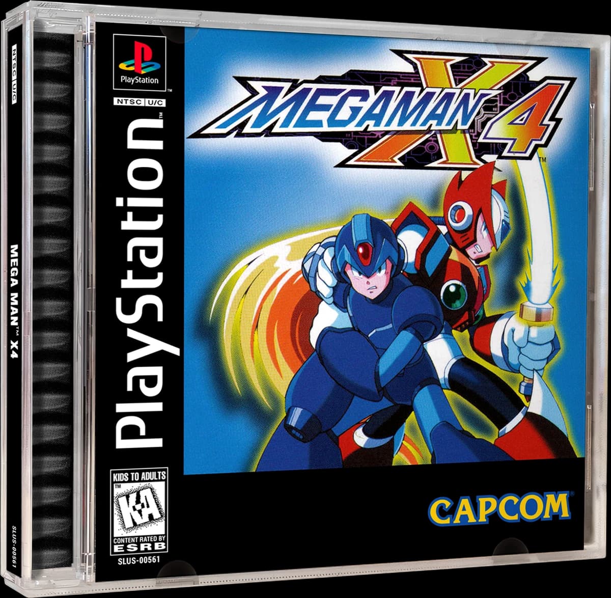 Mega Man X4 box art