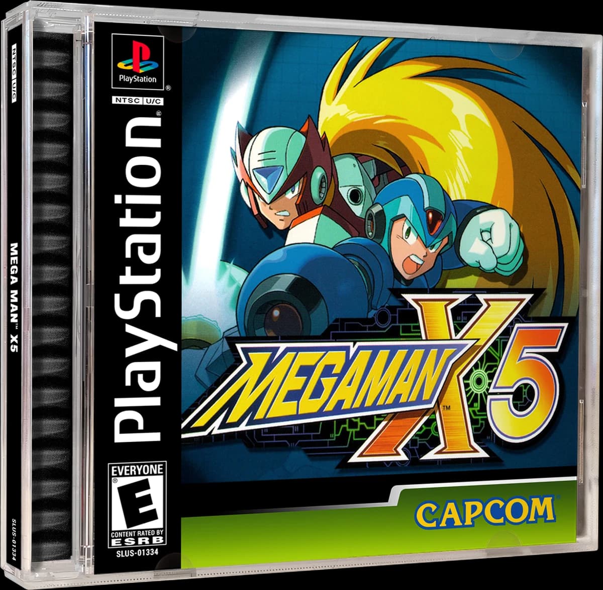 Mega Man X5 box art