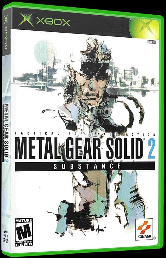 Metal Gear Solid 2: Substance box art