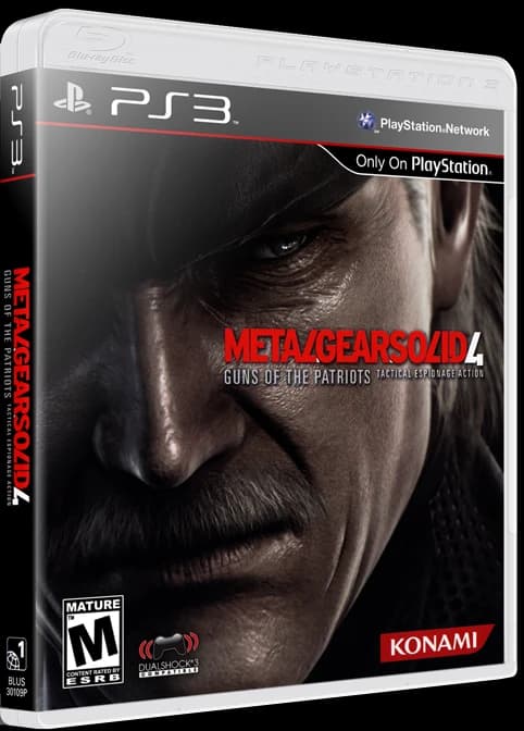 Metal Gear Solid 4 Guns of the Patriots box art