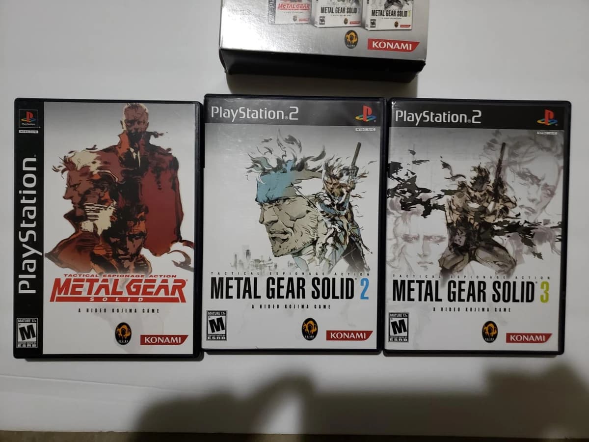 Metal Gear Solid Essential Collection 3D box (NA)