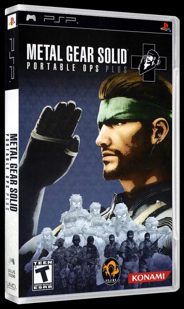Metal Gear Solid Portable Ops Plus box art