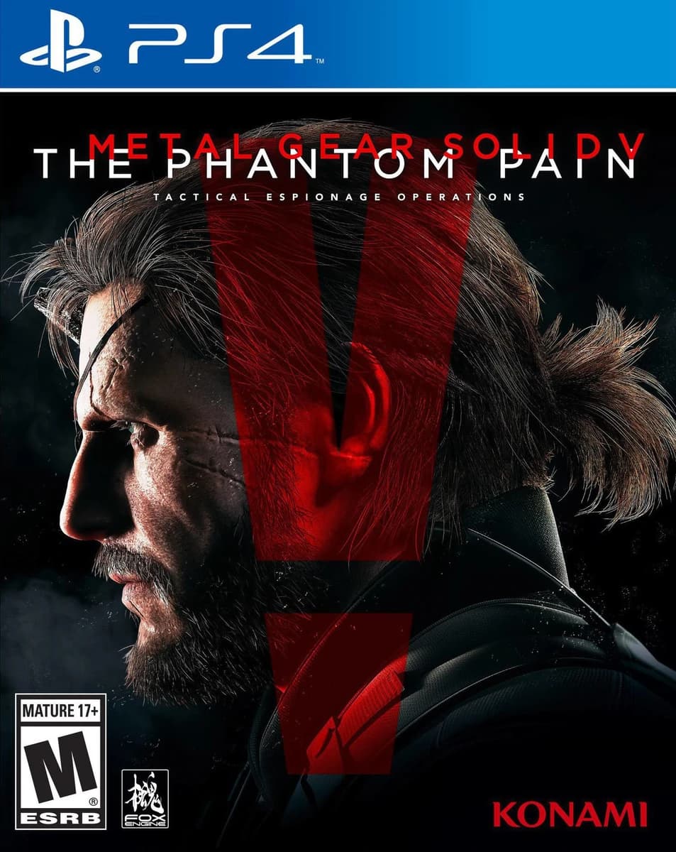 Metal Gear Solid V: The Phantom Pain box front (NA)