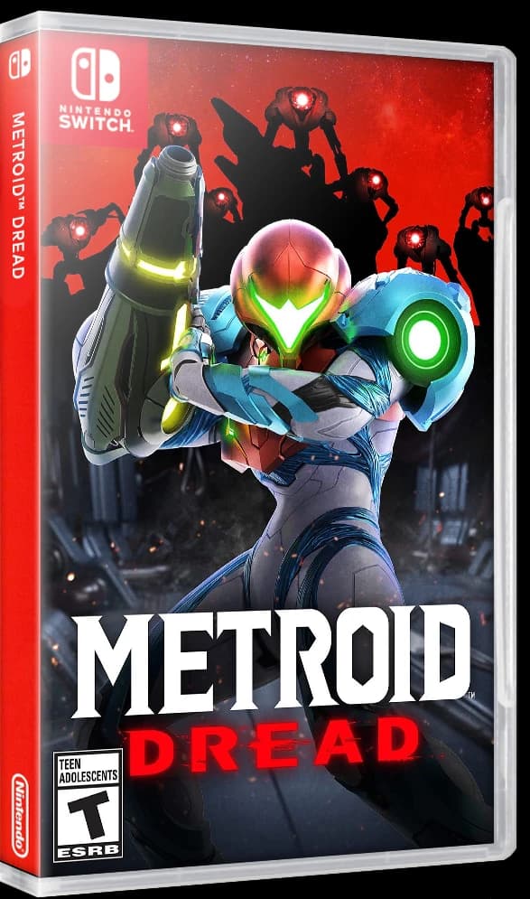 Metroid Dread 3D box (NA)