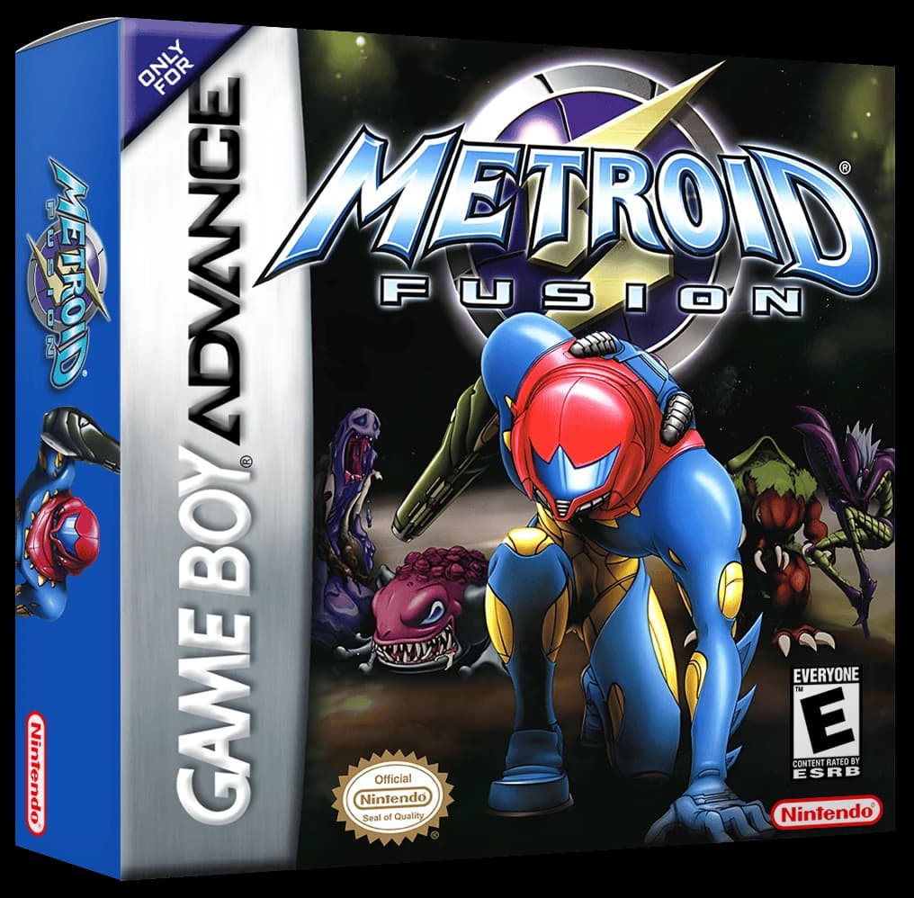 Metroid Fusion 3D box (NA)
