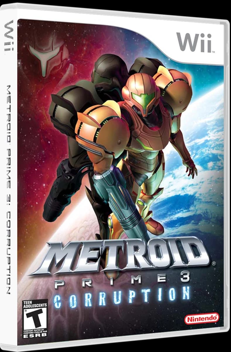 Metroid Prime 3 Corruption box art
