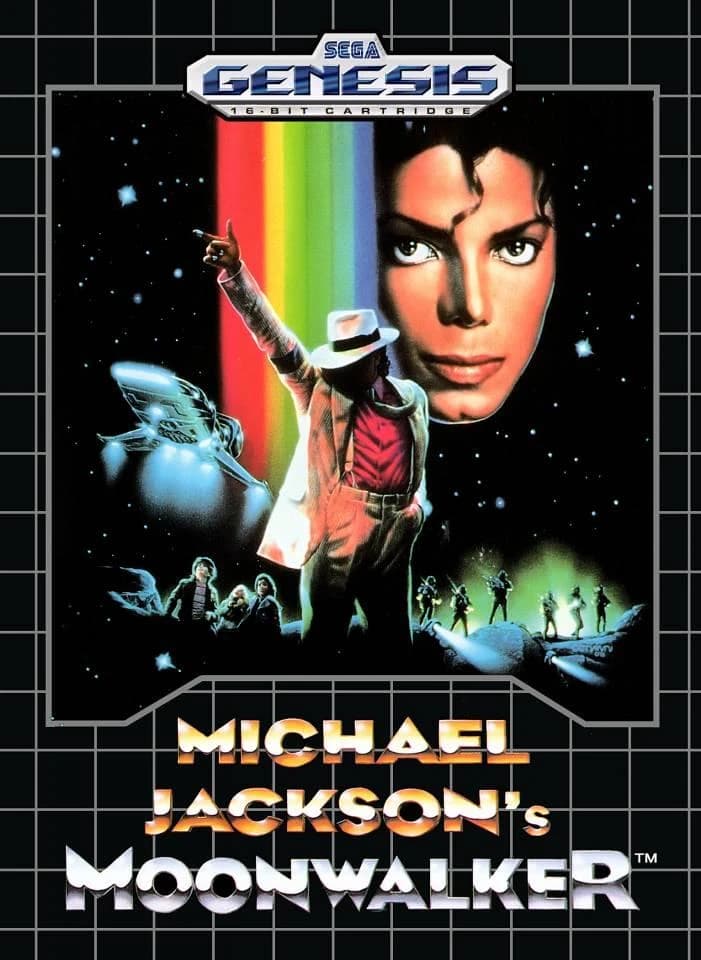 Michael Jackson Moonwalker box art