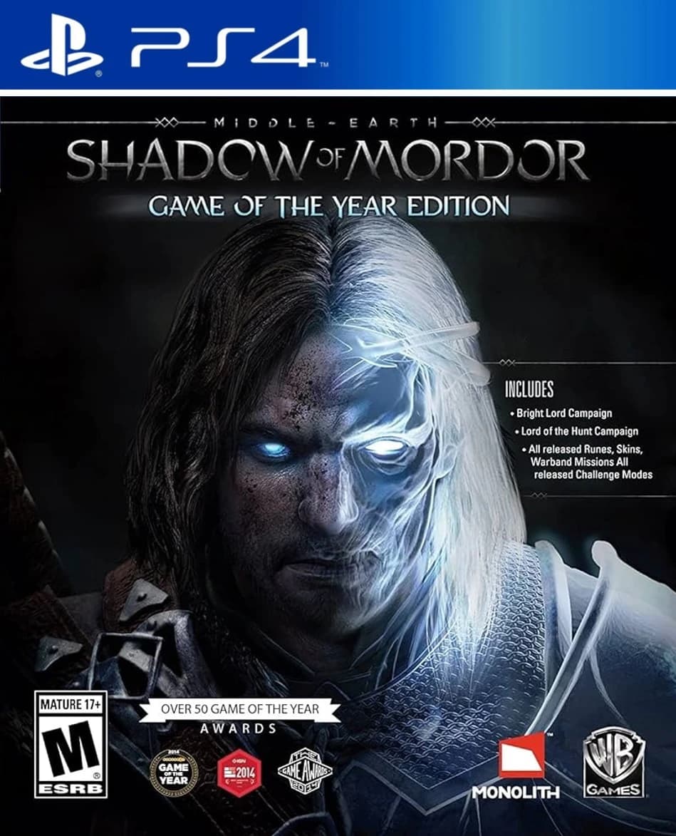 Middle Earth: Shadow of Mordor box art