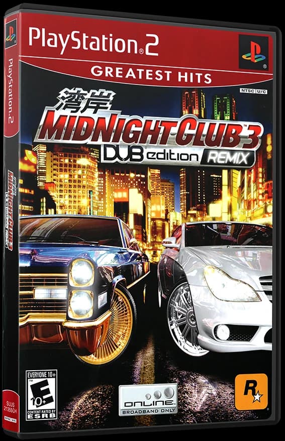 Midnight Club 3 Dub Edition Remix box art