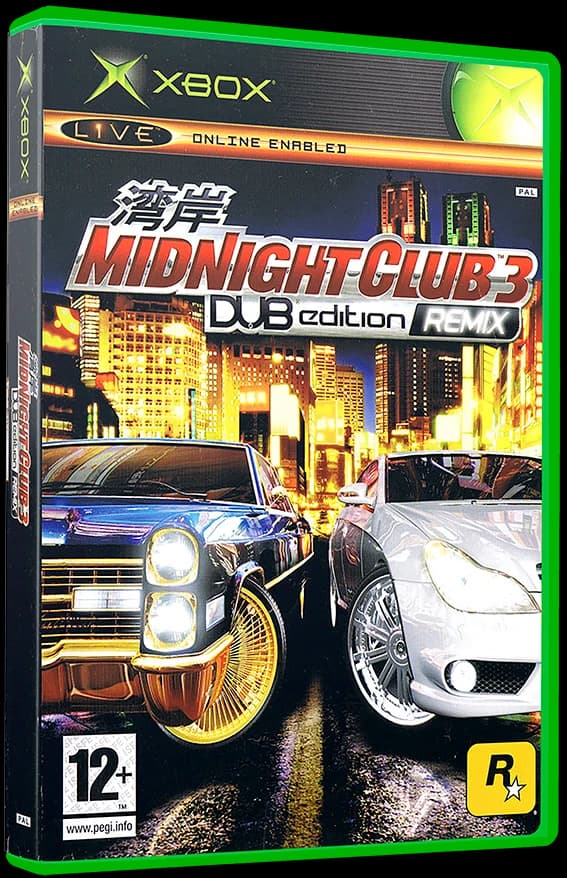 Midnight Club 3 Dub Edition Remix box art