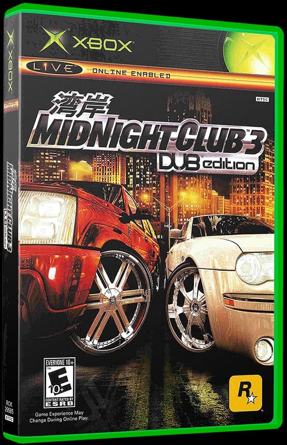 Midnight Club 3 Dub Edition box art