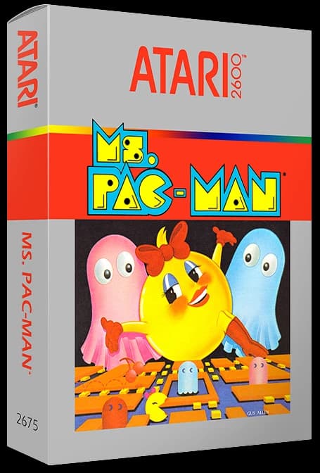 Ms. Pac-Man 3D box (NA)