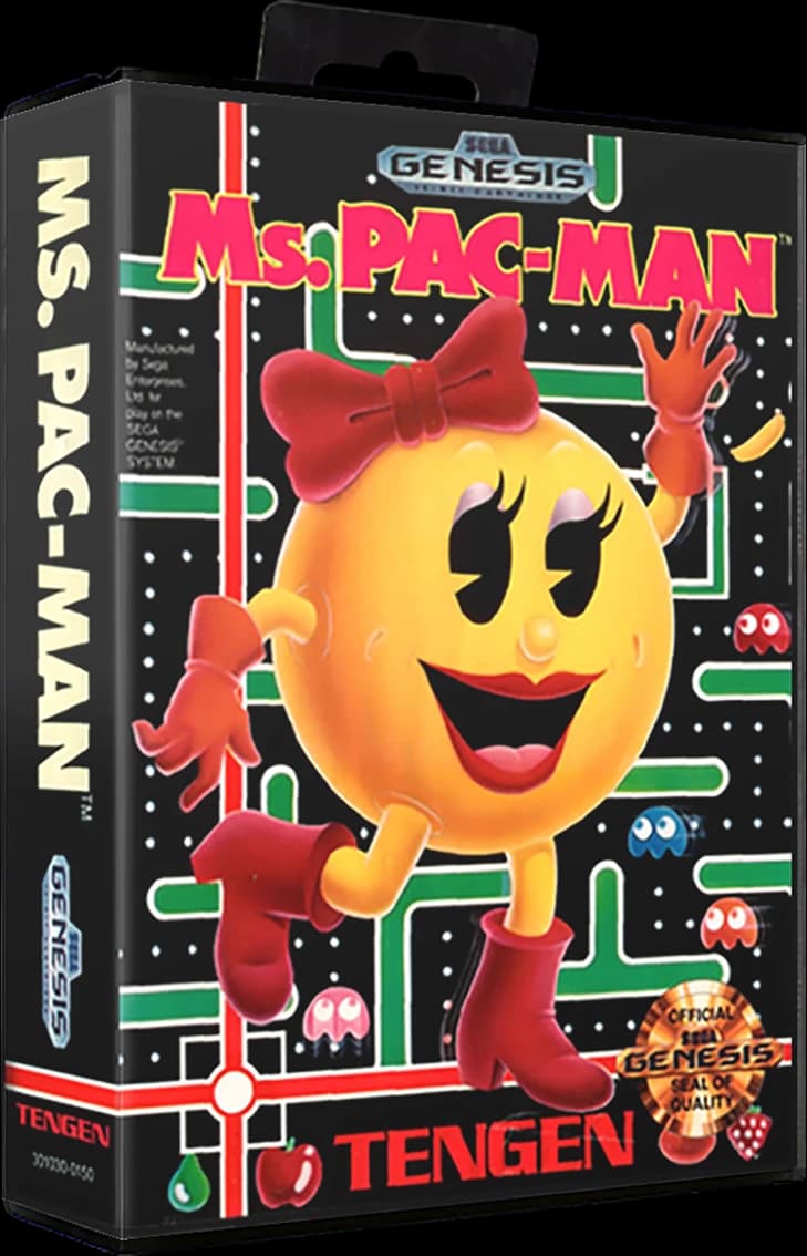 Ms. Pac-Man box art