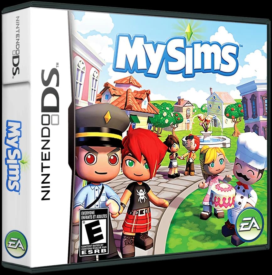 MySims 3D box (NA)