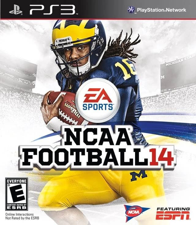 NCAA Football 14 box front (NA)