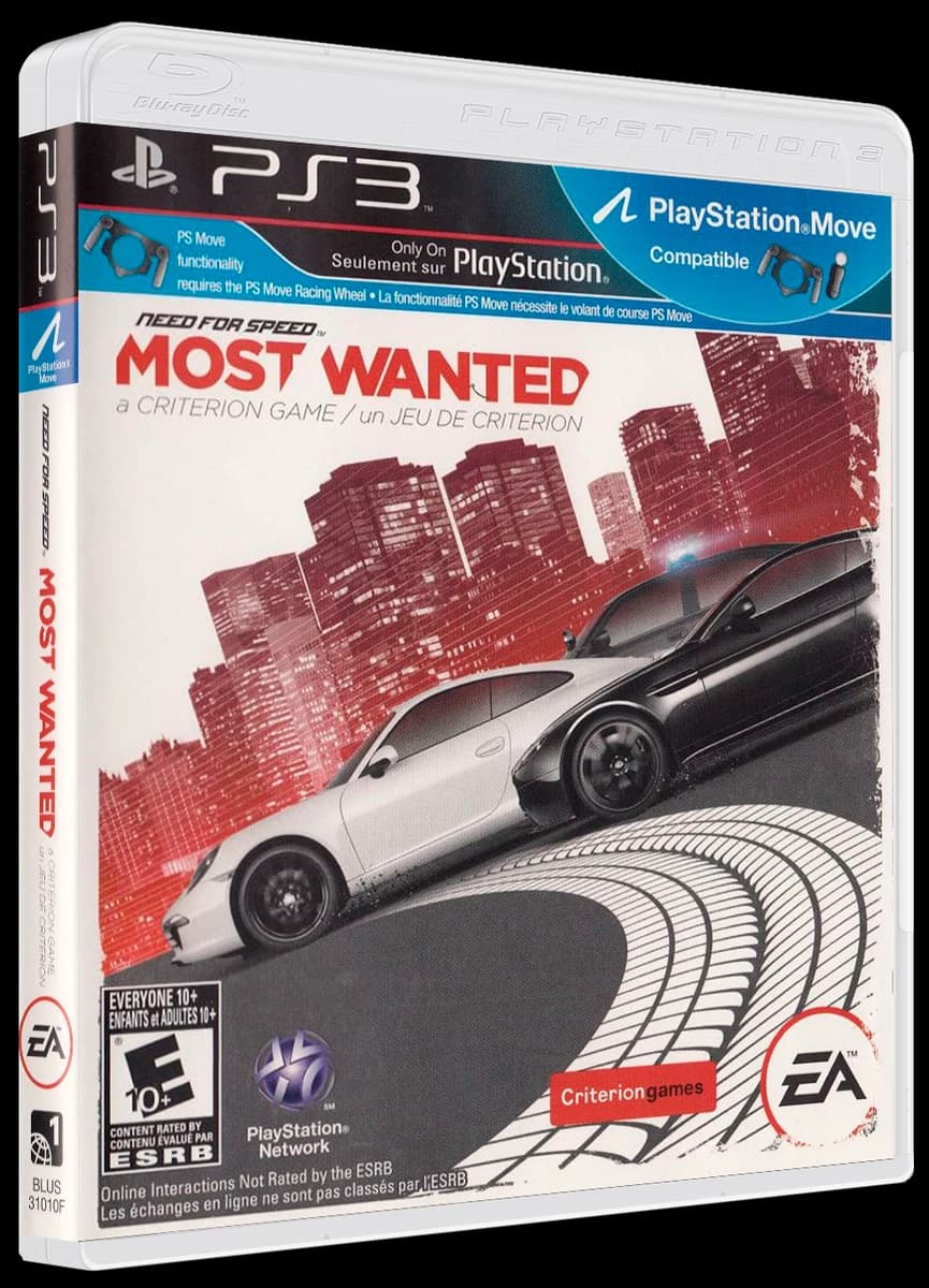Need for Speed Most Wanted box art