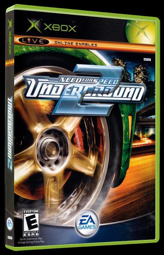 Need for Speed Underground 2 3D box (NA)