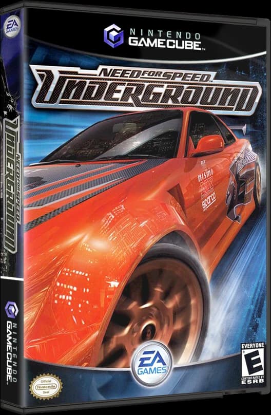 Need for Speed Underground 3D box (NA)
