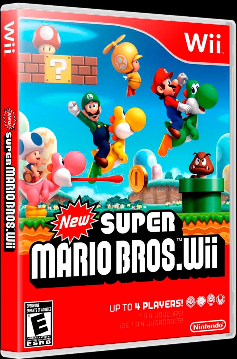 New Super Mario Bros. Wii box art