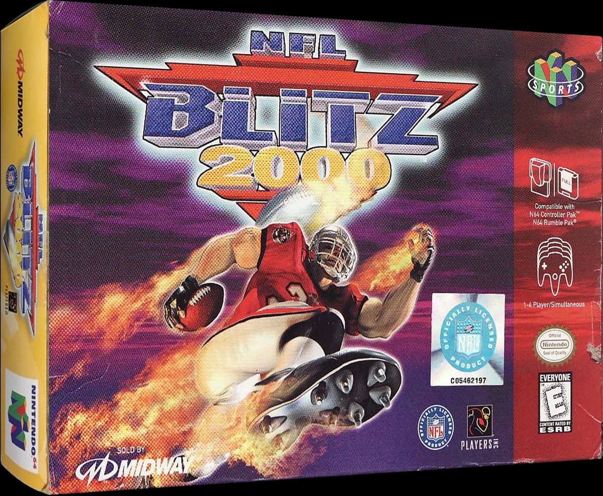 NFL Blitz 2000 box art