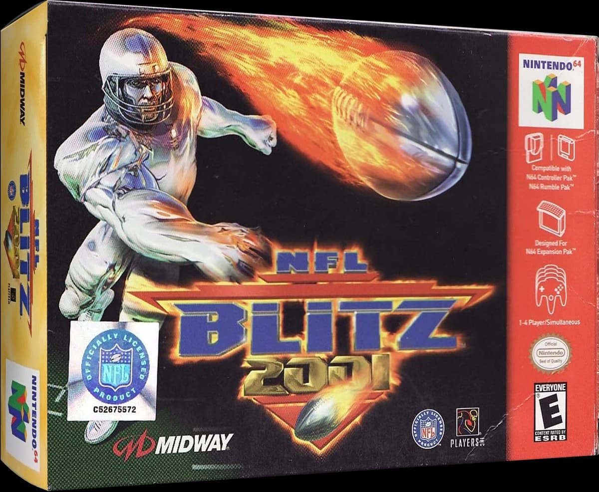 NFL Blitz 2001 box art