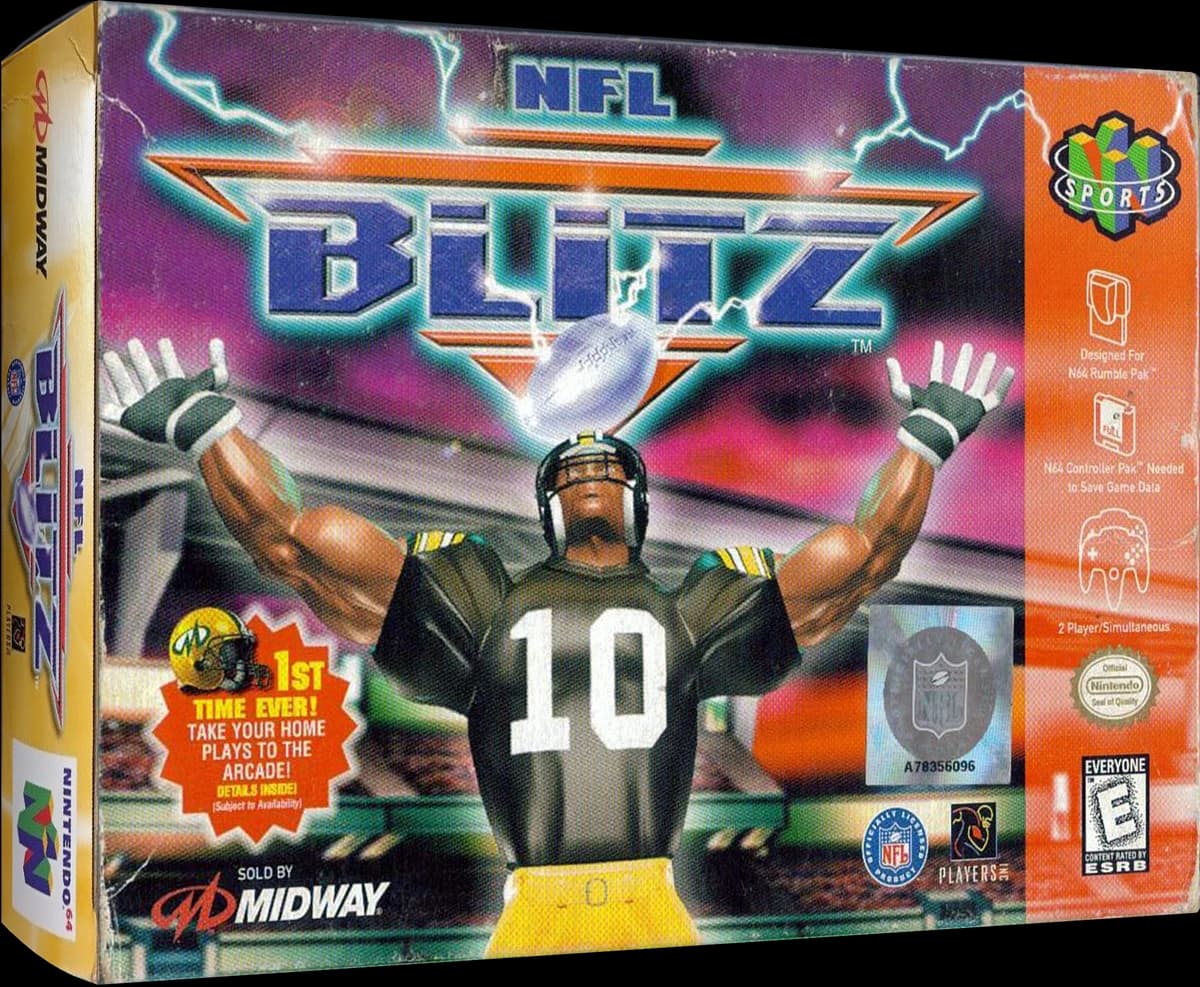 NFL Blitz box art