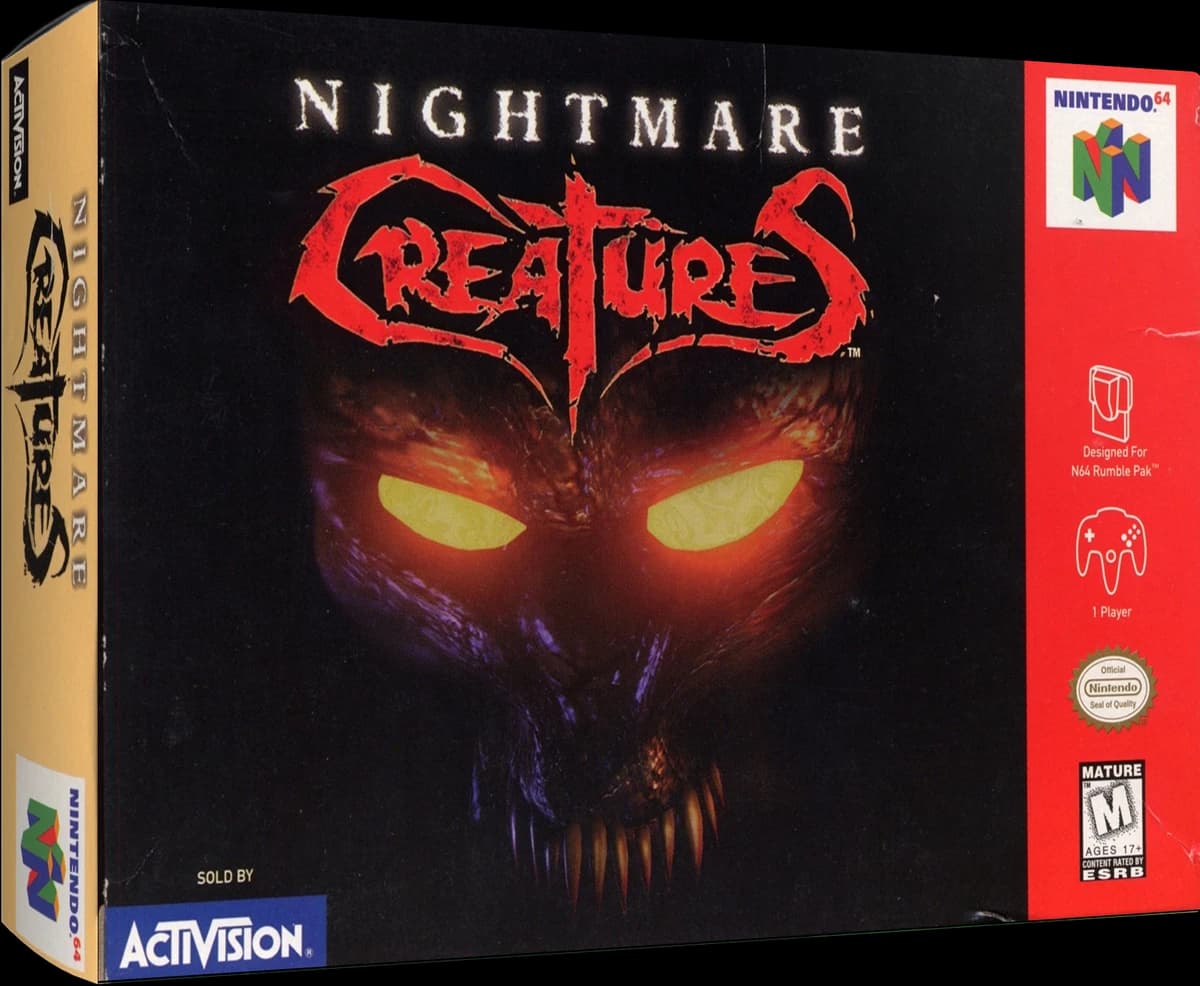 Nightmare Creatures box art
