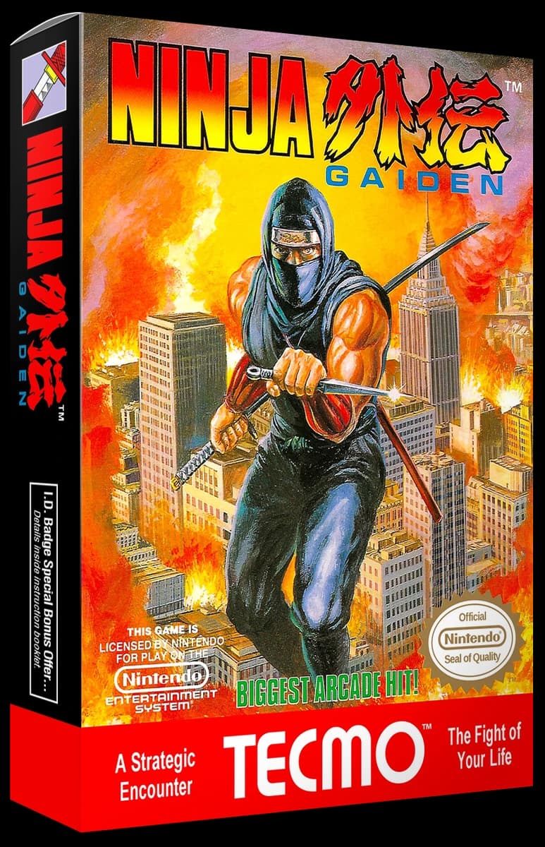 Ninja Gaiden 3D box (NA)