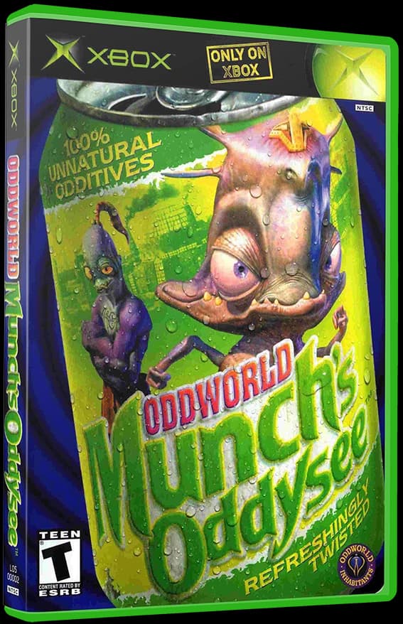 Oddworld Munch's Oddysee box art
