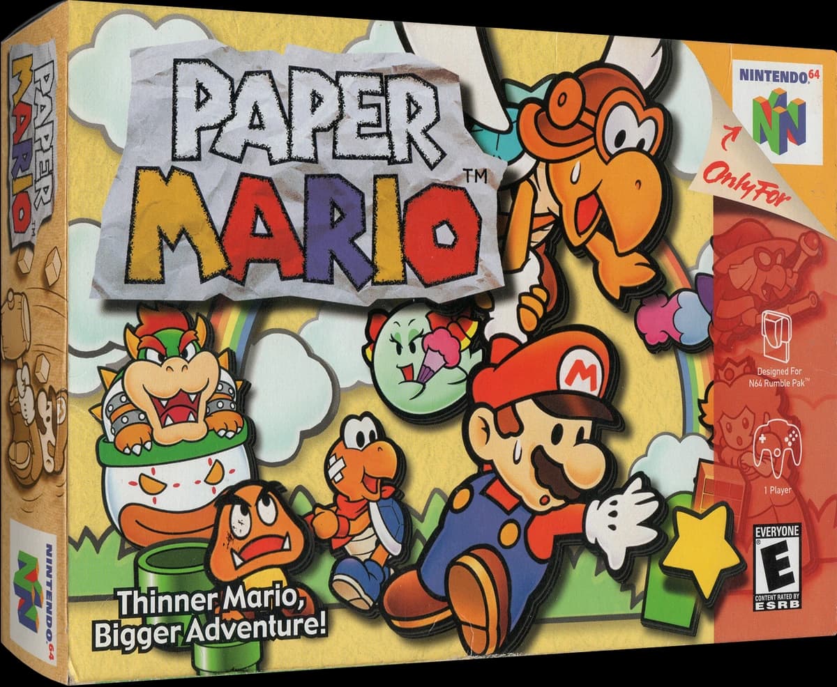 Paper Mario 3D box (NA)