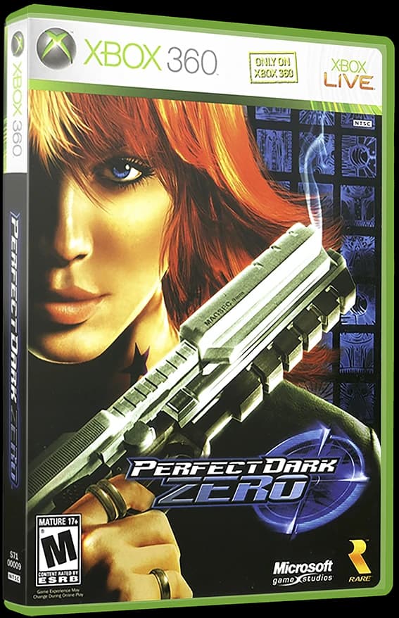 Perfect Dark Zero 3D box (NA)