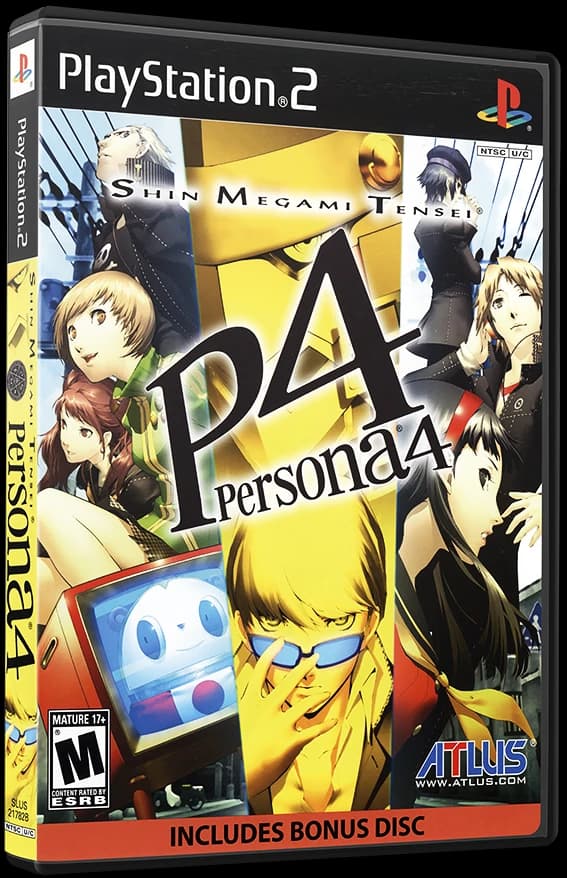 Persona 4 3D box (NA)