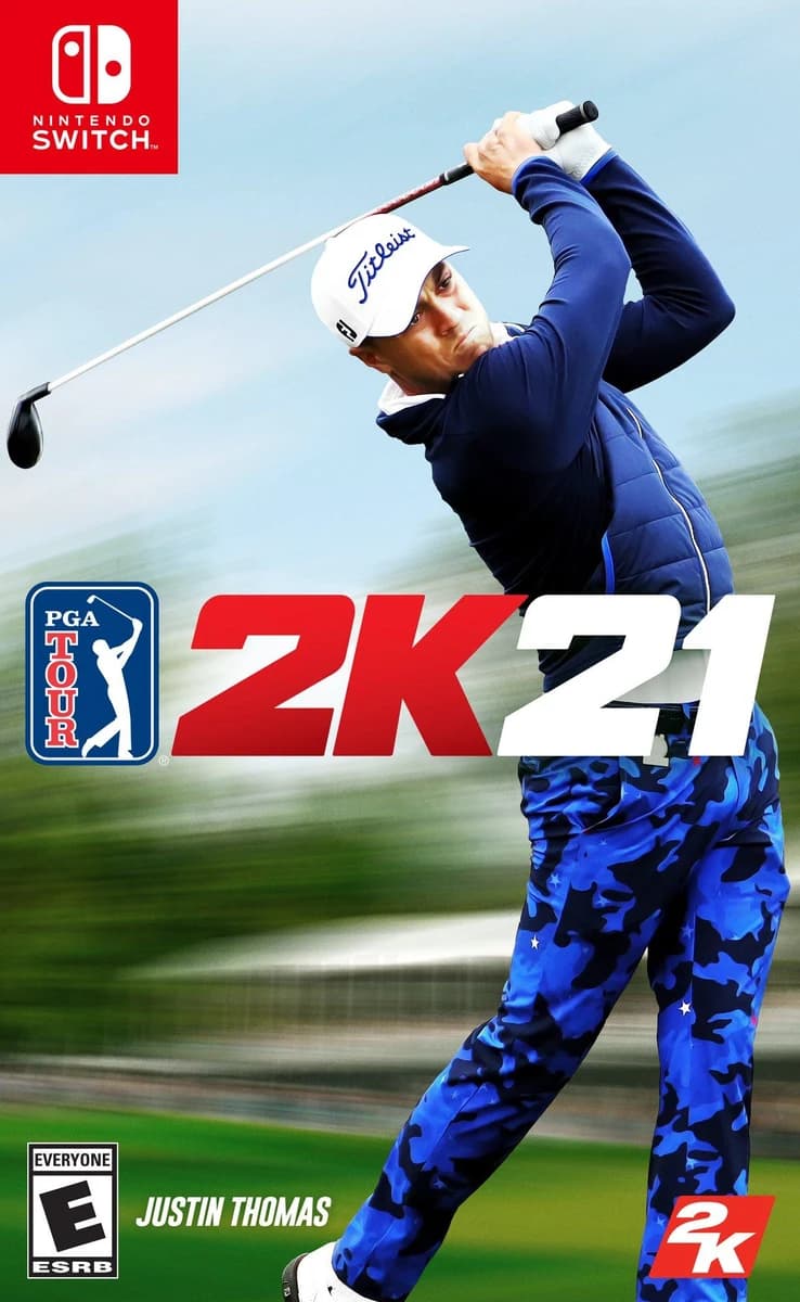 PGA Tour 2K21 box art