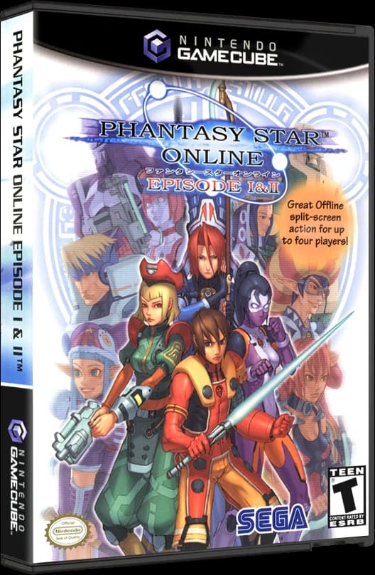 Phantasy Star Online Episode I & II box art