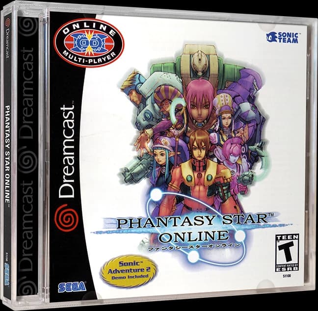 Phantasy Star Online box art