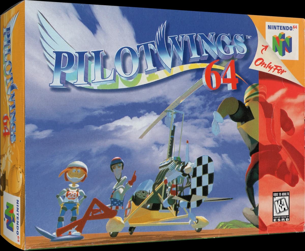 Pilotwings 64 box art