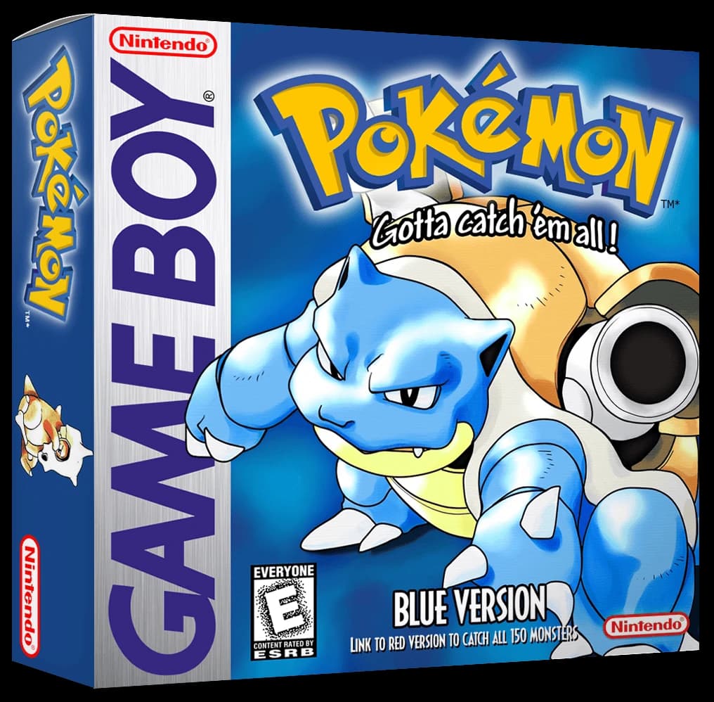 Pokemon Blue box art